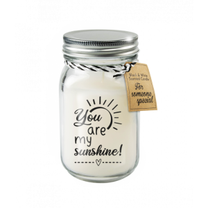 LAU: Black & White scented candles - You are my sunshine